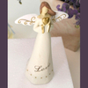 Love Angel Resin Painted Sculpture Ornament Christian Gift