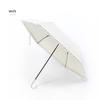Elegant Pure Color Lace Folding Bent Handle Umbrella 