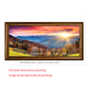 God Light Mountain Scenery High Definition Color Painting