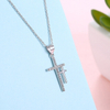 Best Sale Silver Cross Christian Necklace For Girls