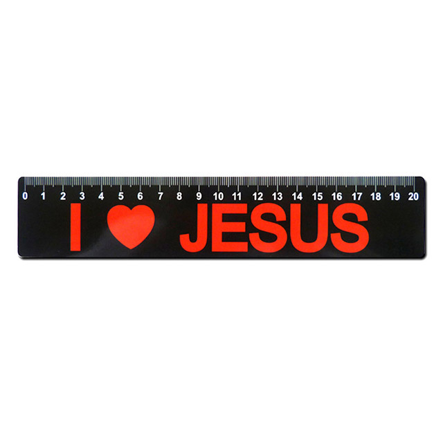 I Love JESUS Letter Waterproof Durable Magnetic Ruler
