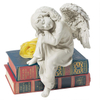 Home Polyresin Craft Decoration Angel Sculpt Christian Statue 