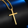Excellent Redeemed Blessed Faith Stainless Cross Christian Necklace