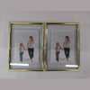 Tabletop Decoration Metal Glass Double Frame Christian Gift 