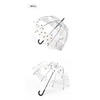 Female Artwork Transparent Cartoon Cat Fiberglass Adult Umbrella 