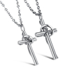 High Quality Charm Ring Decorate Cross Christian Necklace