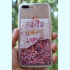 Faith Hope Love Liquid Quicksand Iphone7plus Phone Shell 