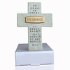Husband Simulation Stone Cross Christian Gift Desktop Decor