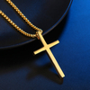 Excellent Redeemed Blessed Faith Stainless Cross Christian Necklace
